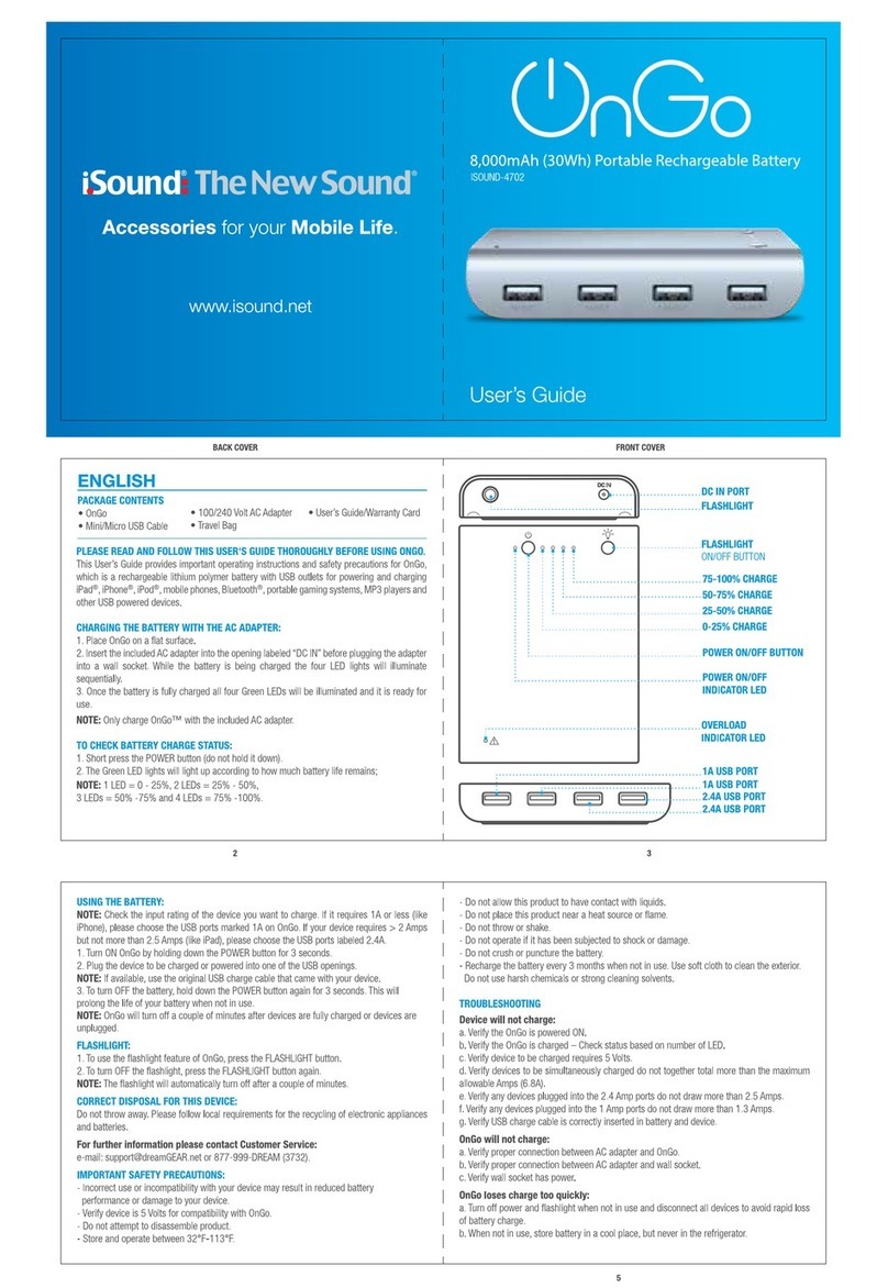 I.SOUND OnGo ISOUND-4702 user guide