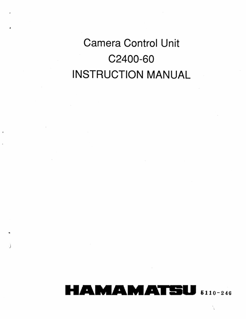 Hamamatsu Photonics C2400-60 instruction manual