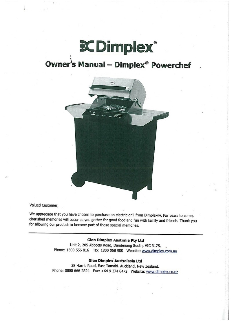 Dimplex Pwerchef owner's manual