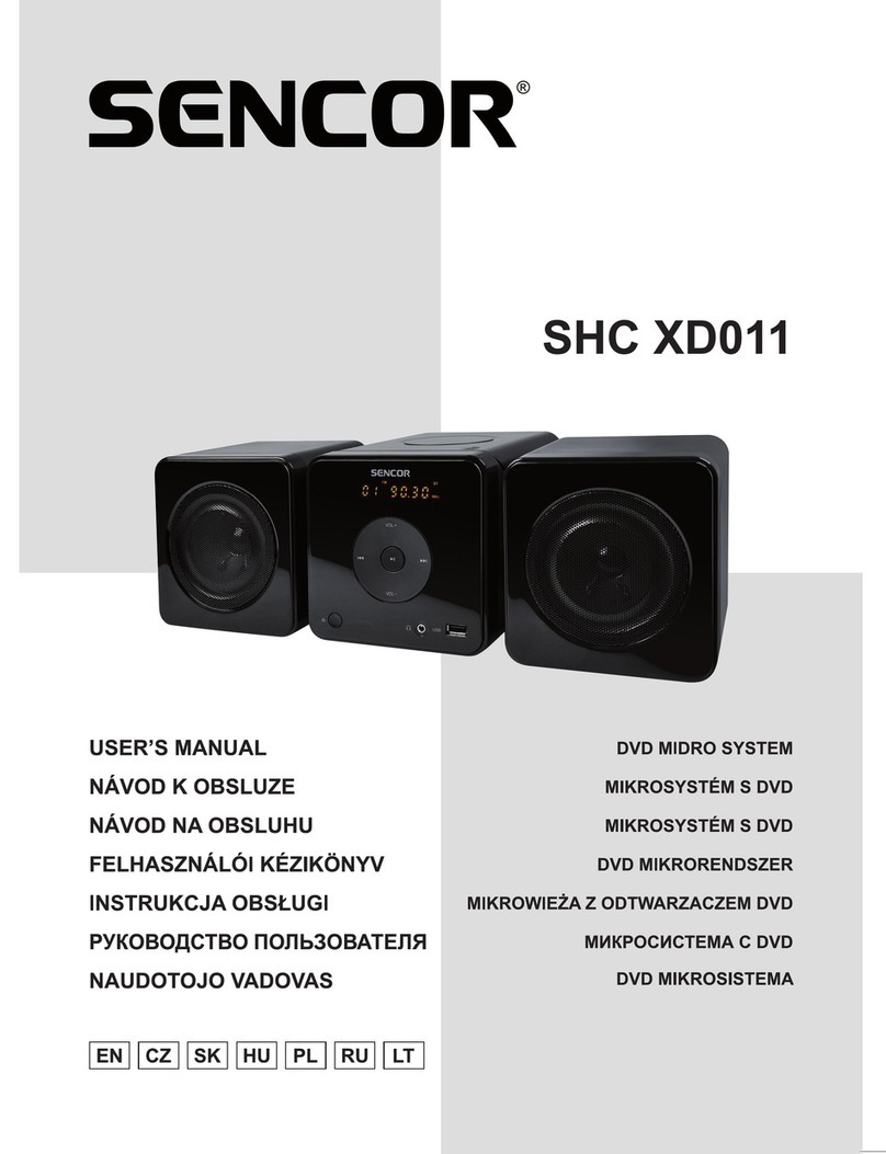 Sencor SHC XD011 user manual