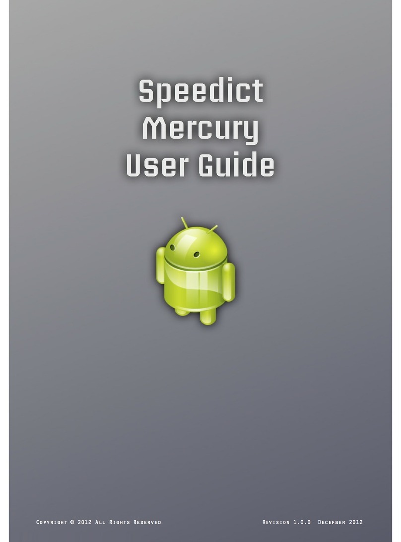 Speedict Mercury user guide
