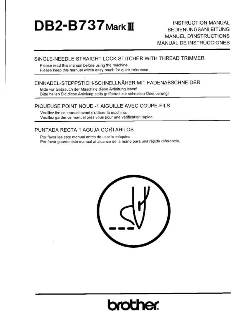 Brother DB2-B737 Mark III instruction manual