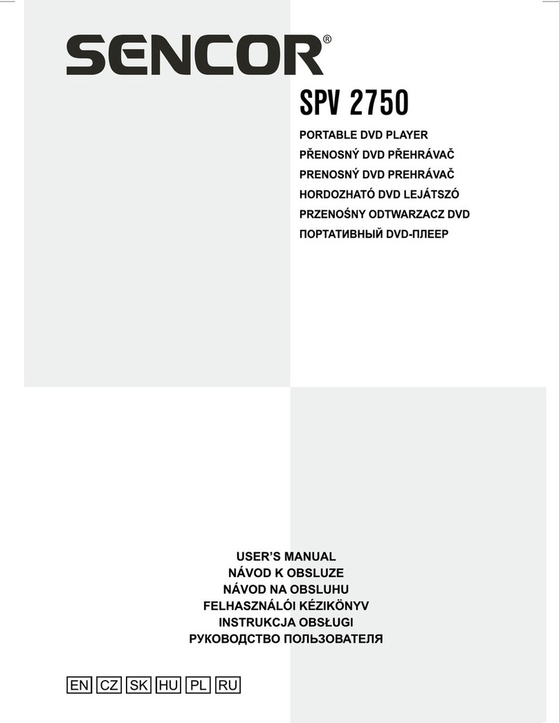 Sencor SPV 2750 user manual