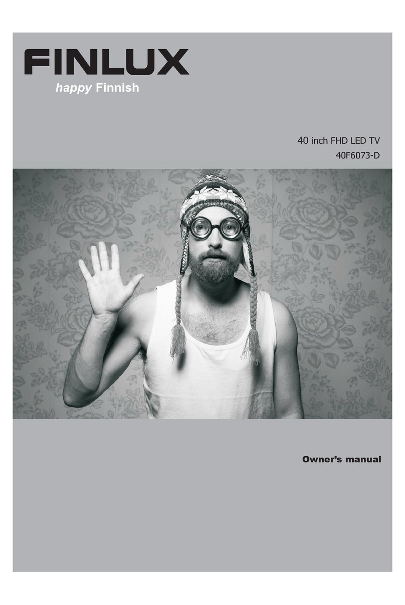 Finlux 40F6073-D owner's manual