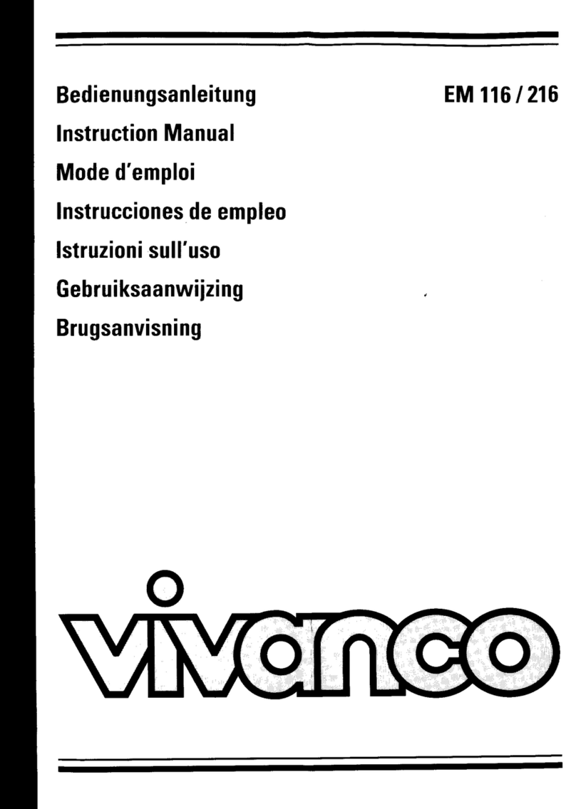Vivanco EM 116 instruction manual