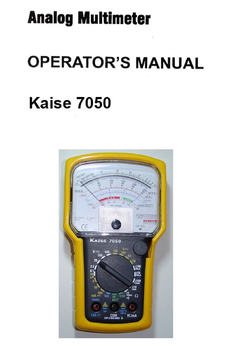 Kaise 7050 Operator's manual