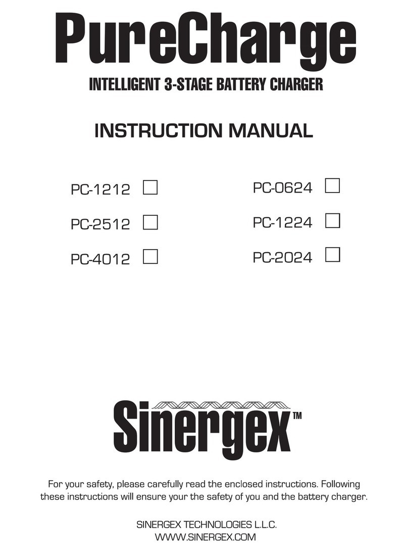 Sinergex PureCharge PC-1212 instruction manual