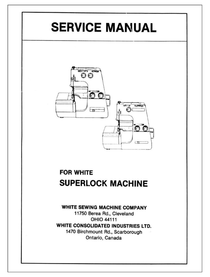 White Sewing superlock 503 Service manual
