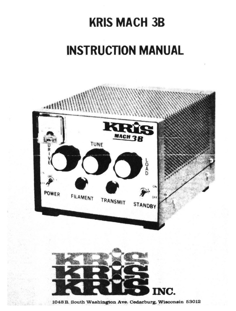 Kris Mach 3b instruction manual