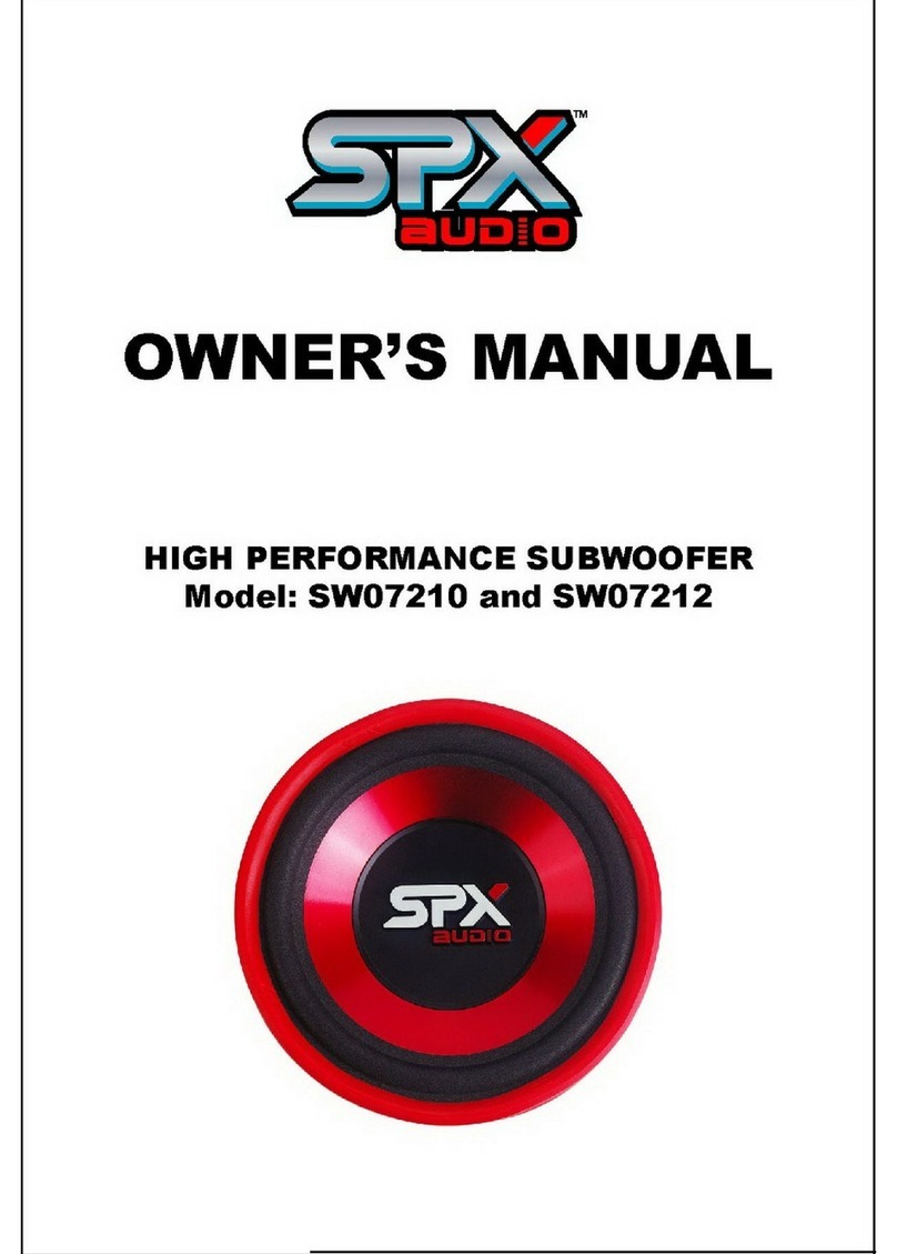 SPX SW07210 owner's manual