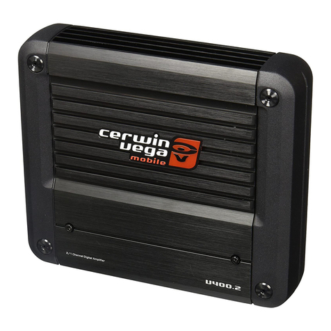 Cerwin-Vega V400.2 User manual