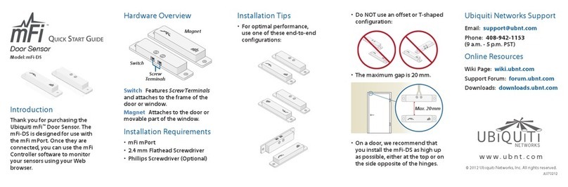 Ubiquiti mFi-DS quick start guide