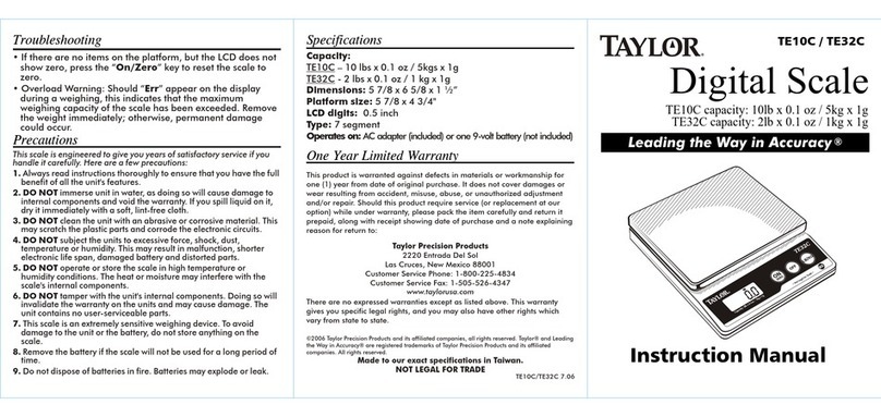 Taylor TE10C User manual