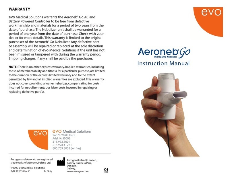 Evo Aeroneb Go instruction manual