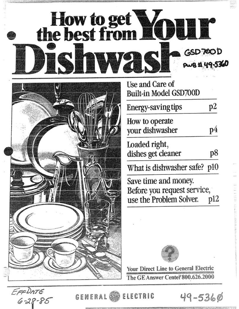 GE GSD700D Installation instructions