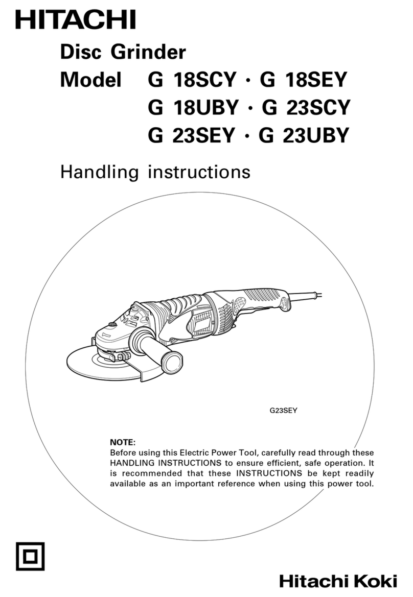 Hitachi G 18SCY Handling instructions