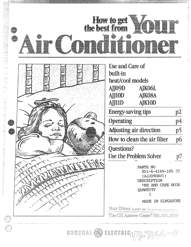 GE AJJ09D Installation instructions