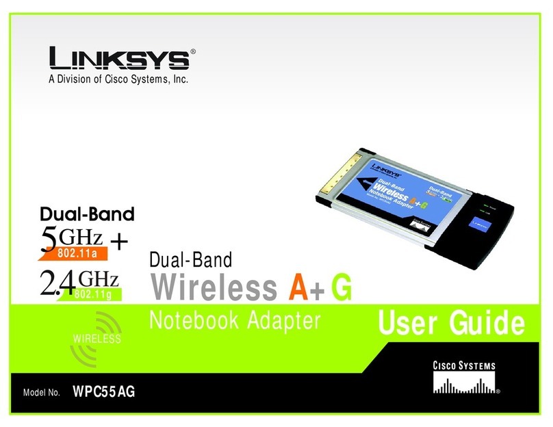 Linksys WPC55AG User manual
