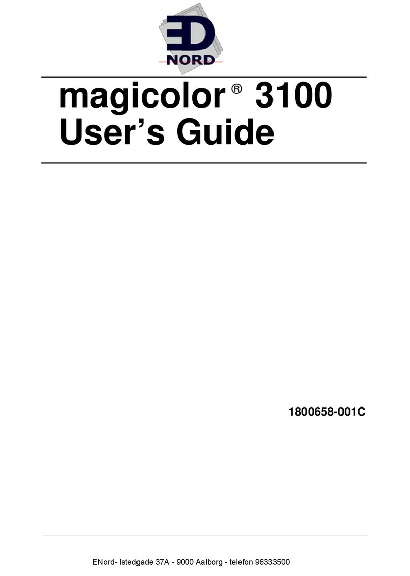 MINOLTA-QMS ENord magicolor 3100 User manual MINOLTA-QMS ENord magicolor 3100 User manual