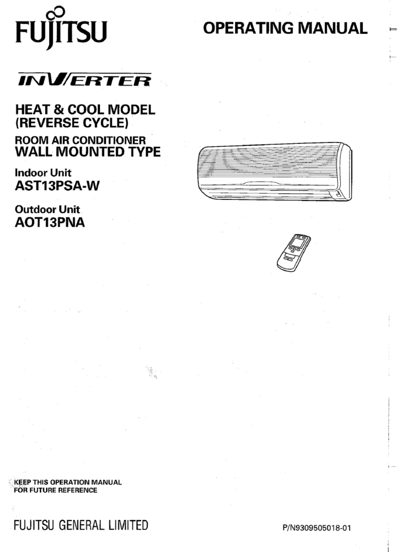 Fujitsu AST13PSA-W User manual Fujitsu AST13PSA-W User manual