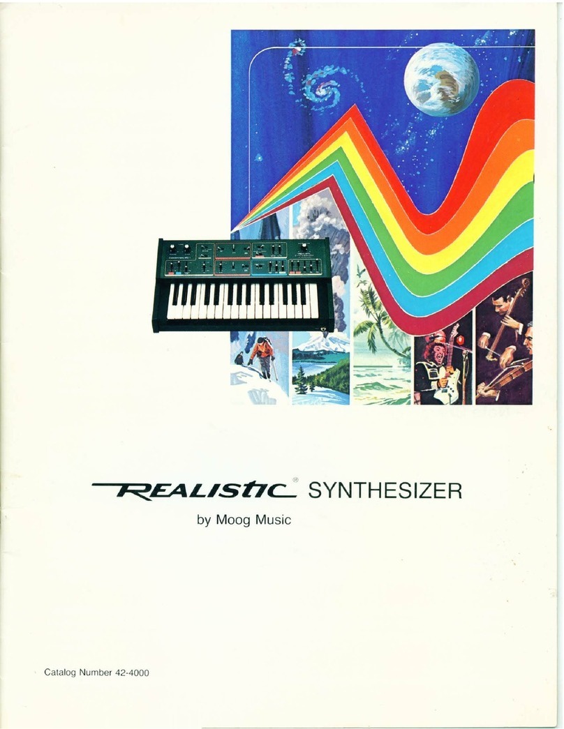 Moog Realistic User manual