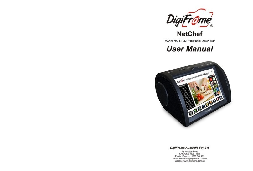 Digi-Frame NetChef DF-NC2802b User manual Digi-Frame NetChef DF-NC2802b User manual
