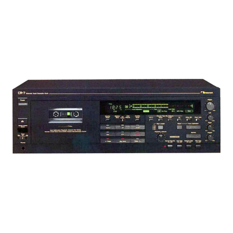 Nakamichi CR-7 Service manual