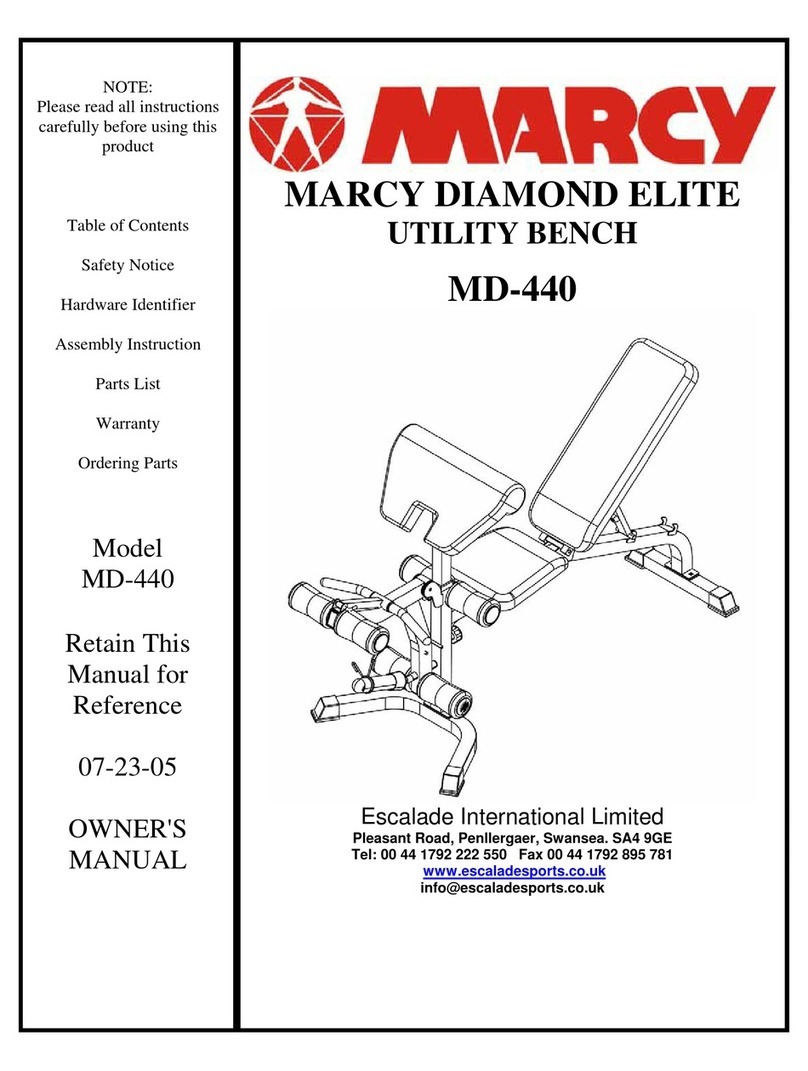 Marcy MD-440 User manual