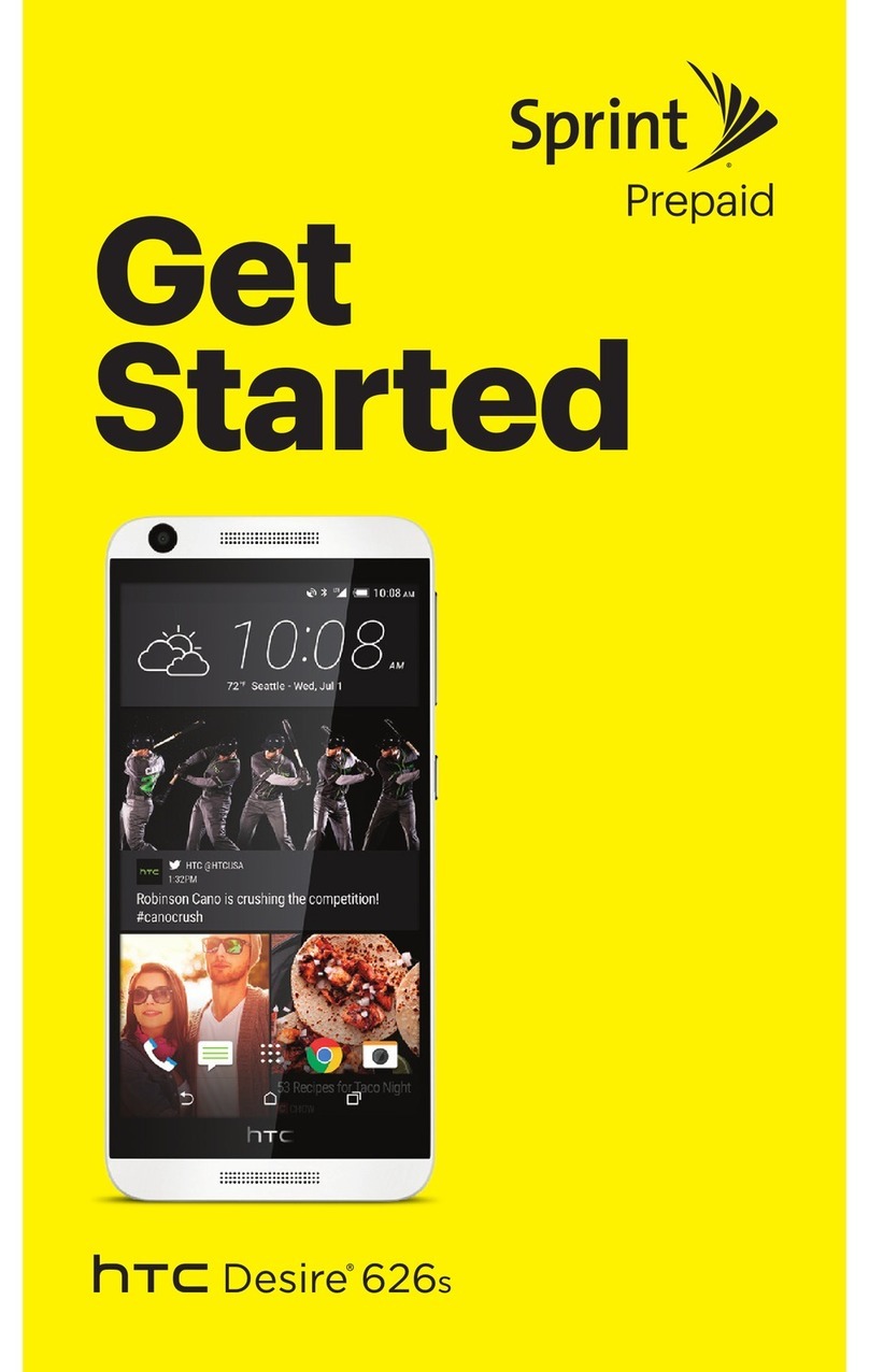 HTC Desire 626S Specification sheet