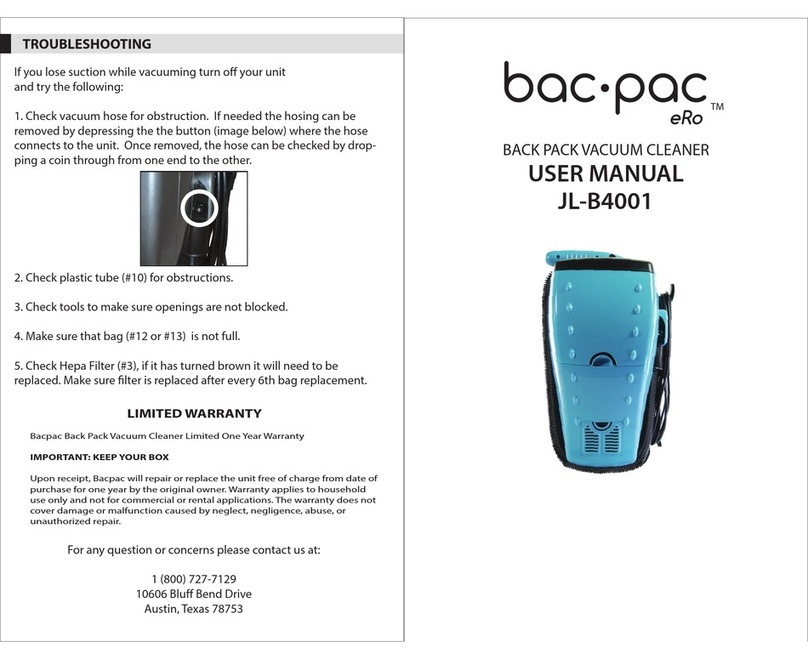 Ningbo Jinlong BacPac Ero JL-B4001 user manual