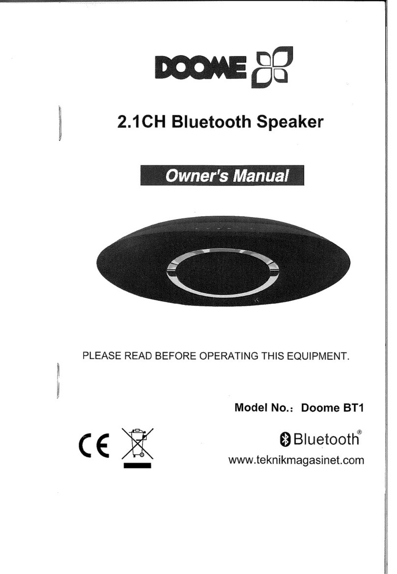 Doome BT1 owner's manual
