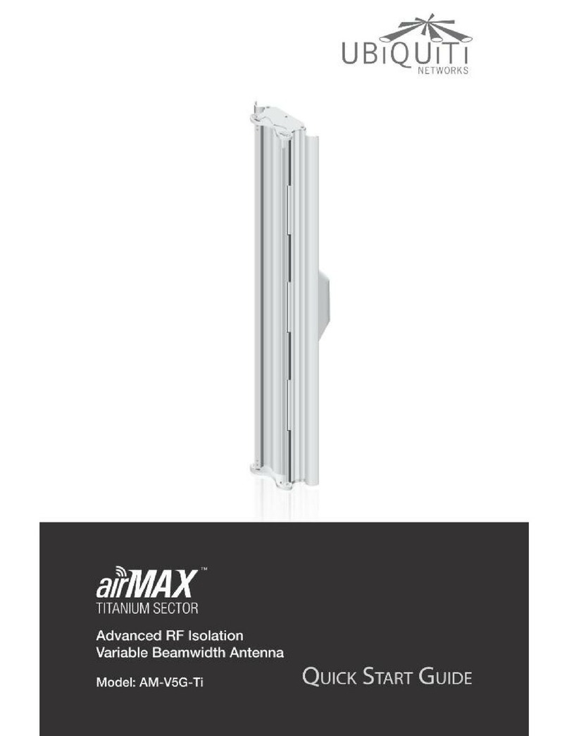 Ubiquiti airMAX Titanium Sector AM-VSG-Ti User manual