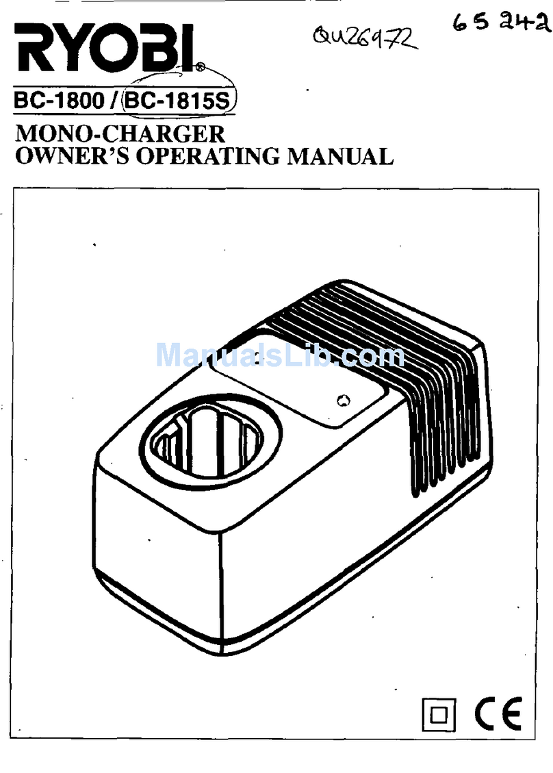 Ryobi BC-1800 Operation manual
