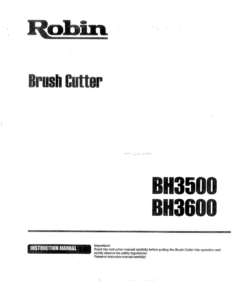 Robin BH3500 instruction manual