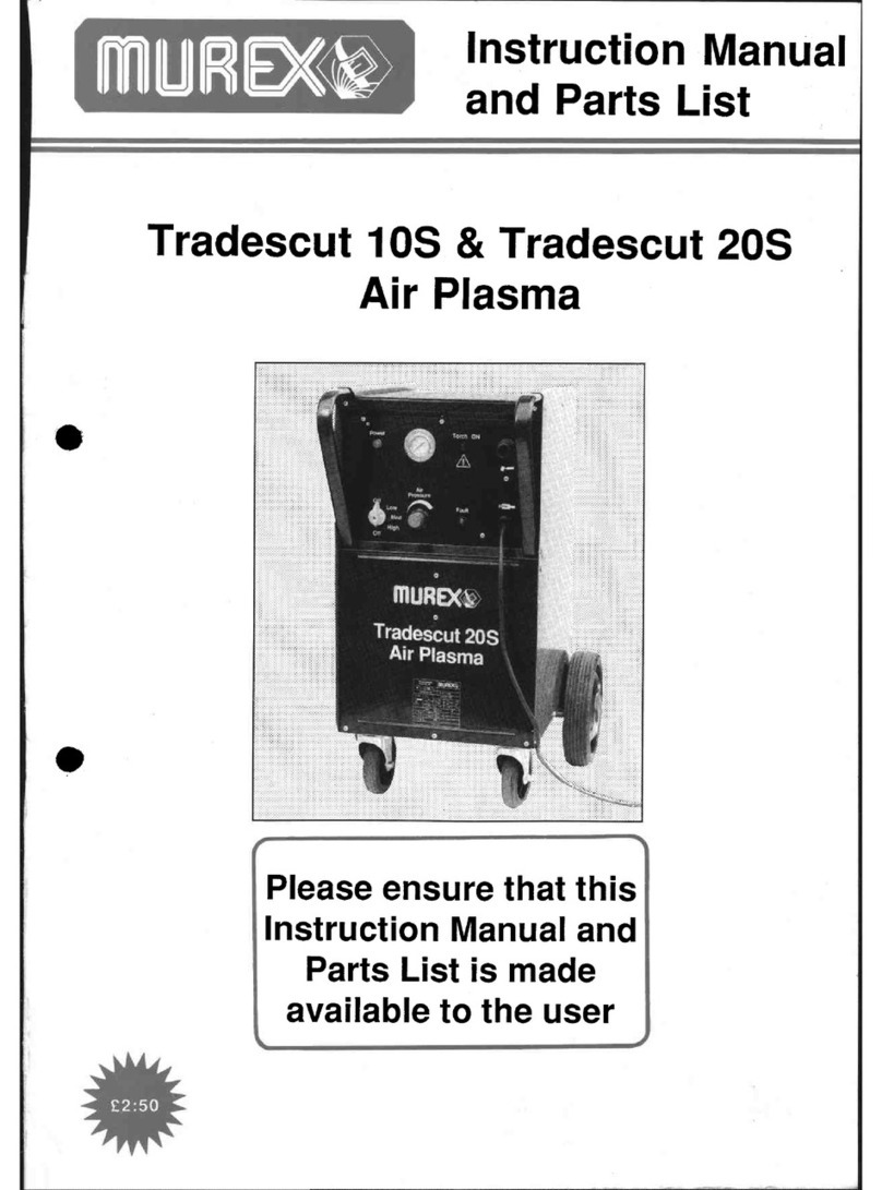 Murex Tradescut 10S User manual