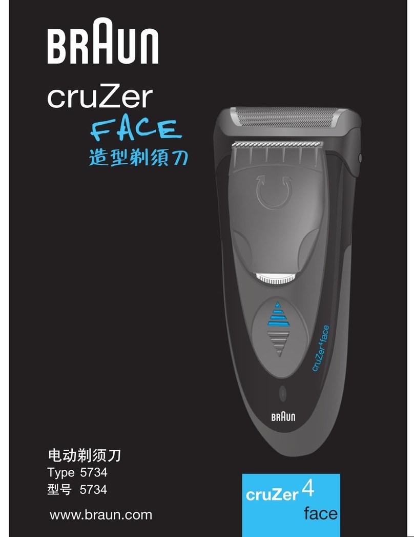 Braun cruZer 4 FACE User manual Braun cruZer 4 FACE User manual