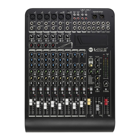 RCF L-PAD 12CX User manual