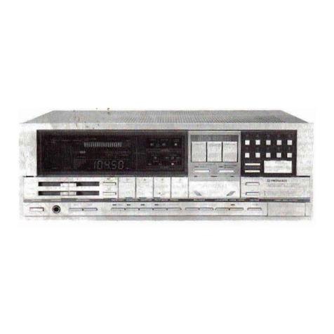 Pioneer SX-V90 operating instructions
