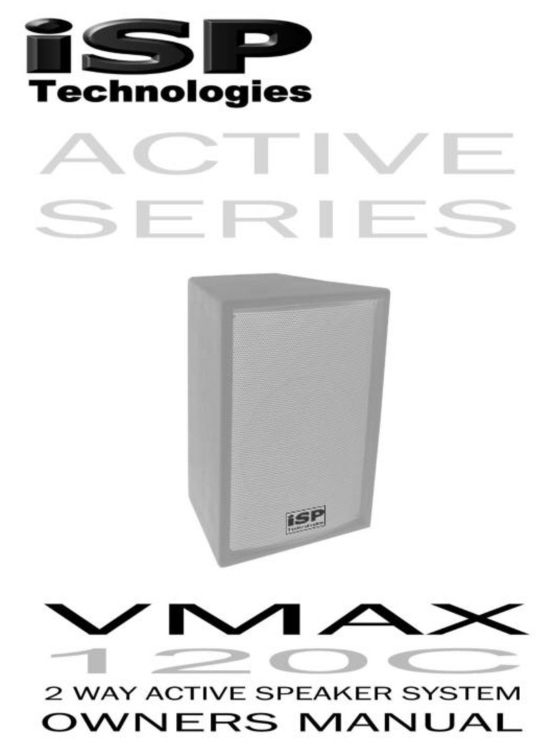 iSP VMAX 120C User manual