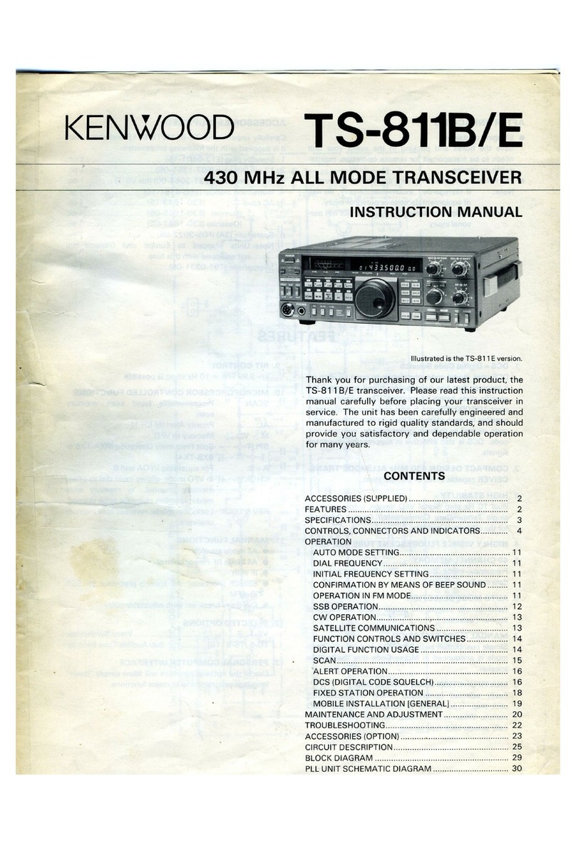 Kenwood TS-811E User manual