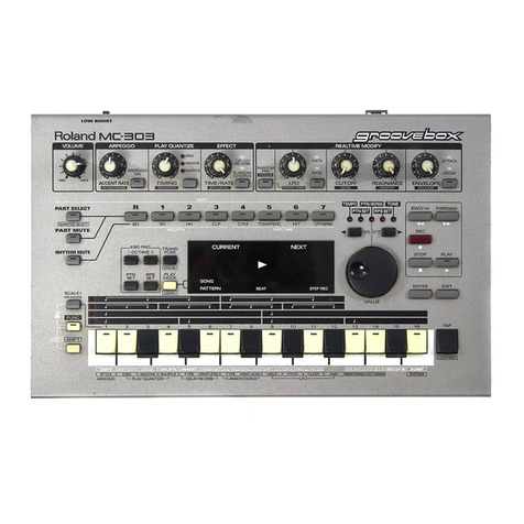 Roland MC-303 Groovebox Operating and maintenance manual