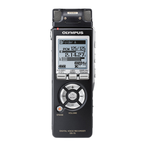 Olympus DS-75 User manual