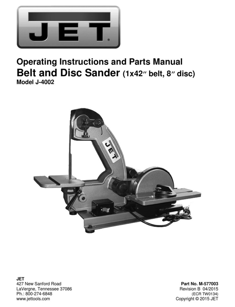 Jet J-4002 Service manual