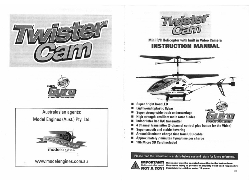 Model Engines Twister Cam instruction manual