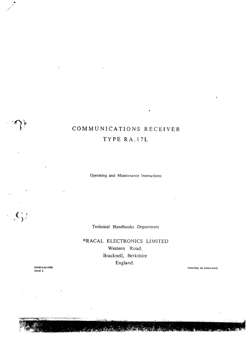 Racal Instruments RA.17L Manual