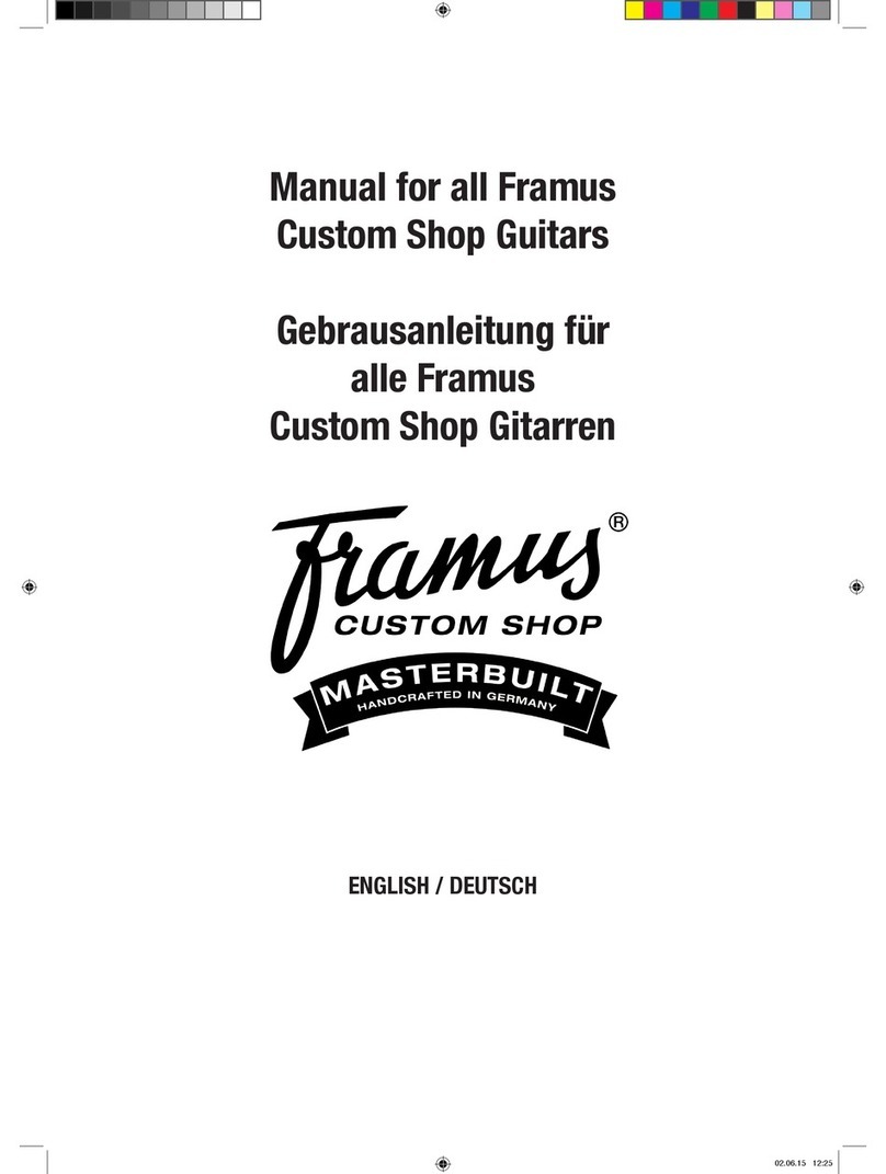Framus AK 1974 manual