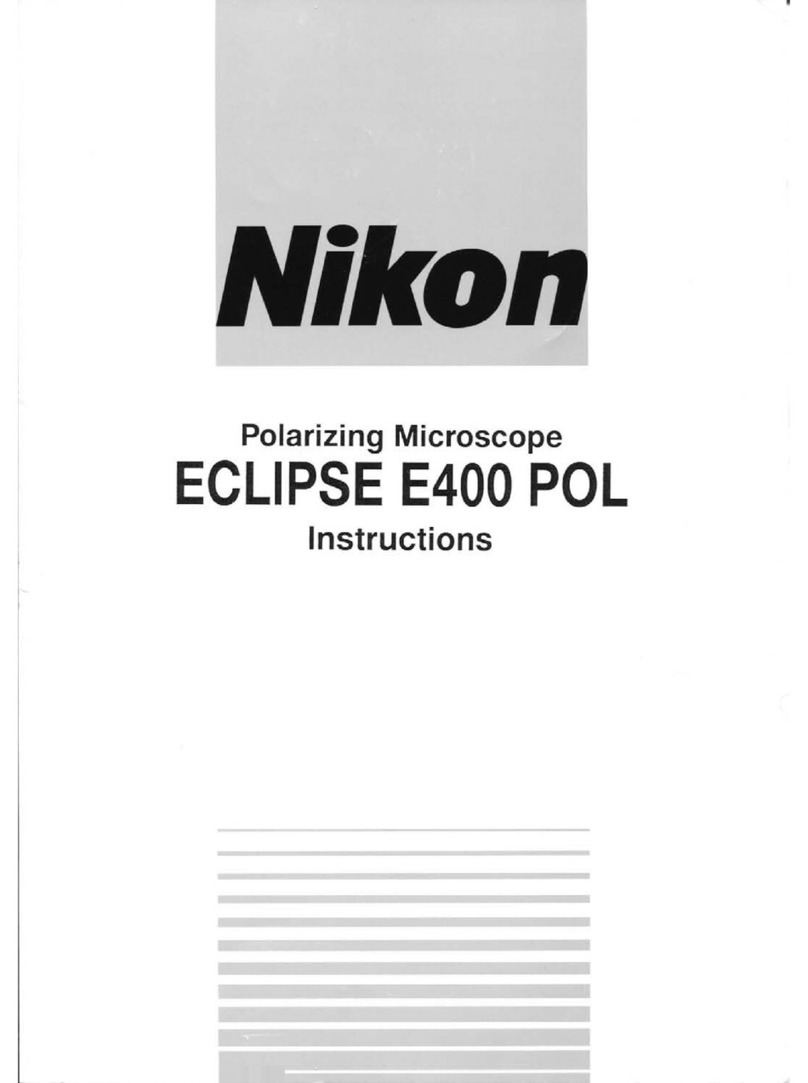 Nikon Eclipse E400 POL User manual Nikon Eclipse E400 POL User manual