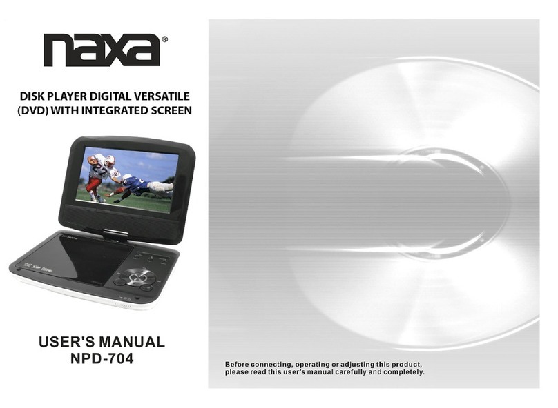 Naxa NPD-704 User manual