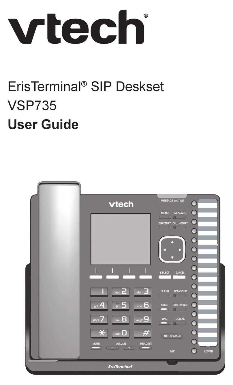 V-tech VSP735 User manual