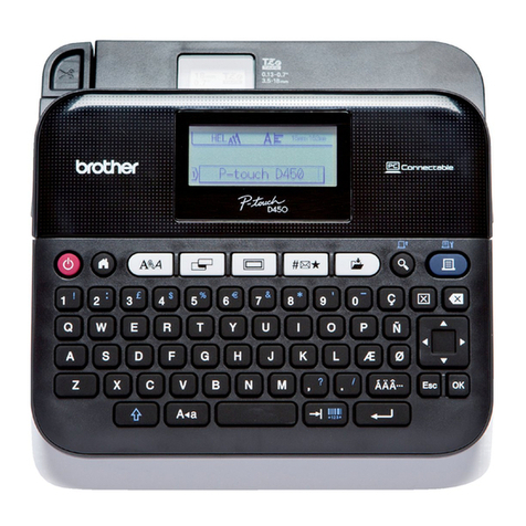 Brother P-touch D450 User manual
